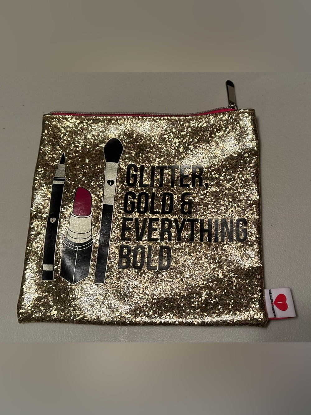 Sephora โBreakups to Makeupโ makeup bag.